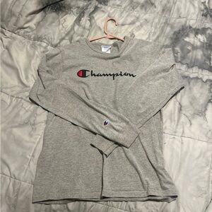 Champion Heather Gray Crewneck Top